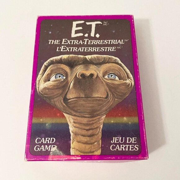 Vtg 1982 ET The Extra Terrestrial Card Game Missing Instructions - Picture 1 of 16